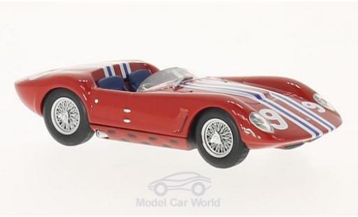 Modelauto Maserati Tipo Drogo 61 No.9 Birdcage-Drogo GT Trophy 1963 L.Casner zonder Vitrine 1/43 SpecialC