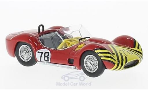 Modelauto Maserati Tipo Base 61 RHD No.78 Nassau Trophy 1961 B.Schroeder zonder Vitrine 1/43 SpecialC