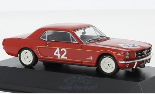Modelauto Ford Mustang Rally No.42 Weybridge Engineering Co. BTCC 1965 R.Pierpoint 1/43 SpecialC