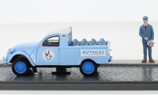 Modelauto Citroen 2 CV pickup Pick-Up Butagaz avec figurine sans Vitrine 1/43 SpecialC