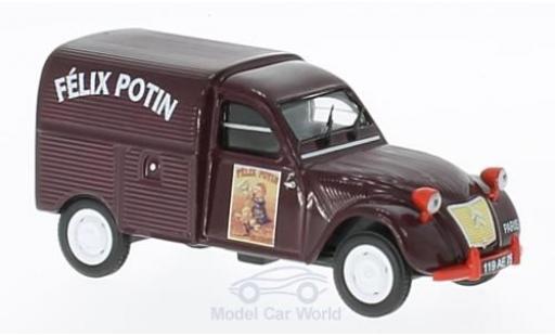 Modelauto Citroen 2CV Berline Felix Potin met Figur 1/43 SpecialC