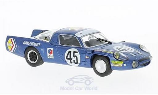Modelauto Alpine A210 le mans Renault A 210 No.45 Soci&Atilde;&copy;t&Atilde;&copy; des Automobiles 24h 1969 J-C.Killy/B.Wollek 1/18 SpecialC
