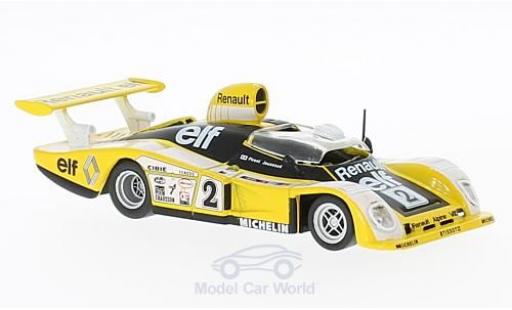 Modelauto Alpine A442 le mans Renault A 442B No.2 24h 1978 D.Pironi/J.P.Jaussaud zonder Vitrine 1/18 SpecialC