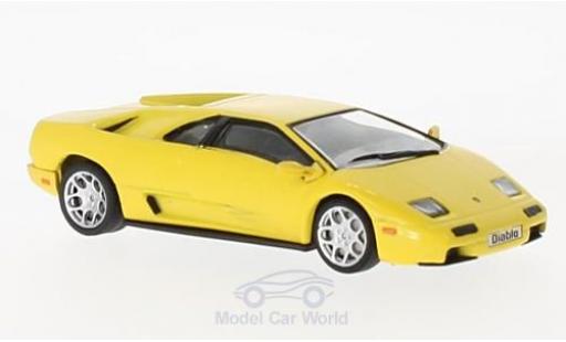 Modelauto Lamborghini Diablo VT geel 2000 1/43 SpecialC