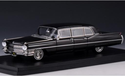 Modelauto Cadillac Fleetwood Limousine 75 Sedan zwart 1964 1/43 Stamp Models