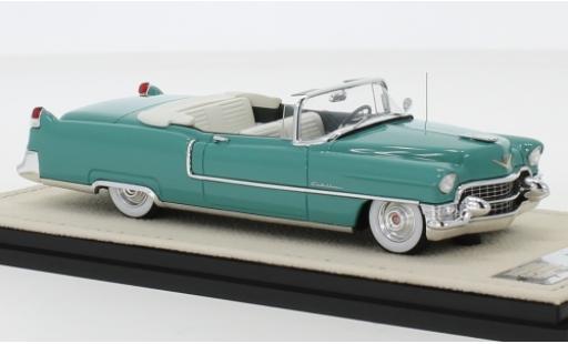 Modelauto Cadillac Series 62 Convertible Cabriolet groen 1955 kap ougroen 1/43 Stamp Models