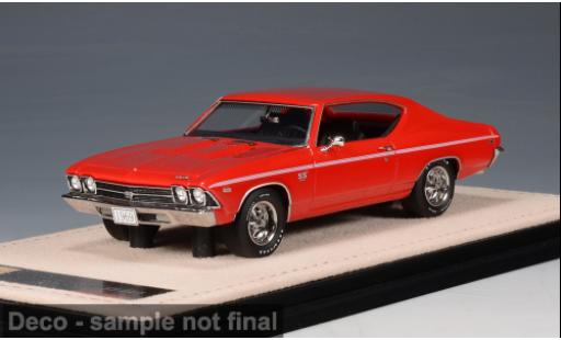 Modelauto Chevrolet Chevelle SS 396 rood 1969 1/43 Stamp Models