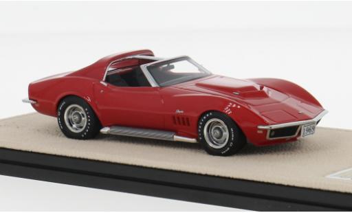 Modelauto Chevrolet Corvette course L88 rood 1969 1/43 Stamp Models