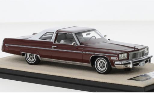 Modelauto Buick Electra Coupe 225 beperkt metallic rood /wit 1976 1/43 Stamp Models