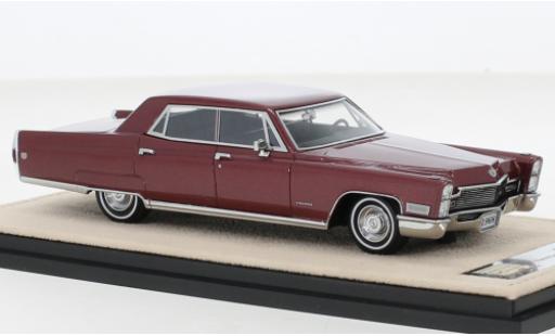 Modelauto Cadillac Fleetwood Sixty Special 60 metallic rood 1968 1/43 Stamp Models