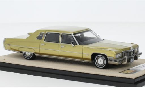 Modelauto Cadillac Fleetwood Limousine 75 Sedan dor&Atilde;&copy; 1973 1/43 Stamp Models