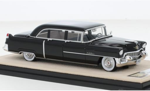 Modelauto Cadillac Fleetwood Limousine 75 Sedan zwart 1955 1/43 Stamp Models
