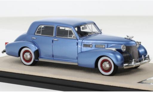 Modelauto Cadillac Fleetwood Sixty Special metallic blauw 1940 1/43 Stamp Models