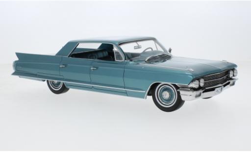Modelauto Cadillac Sedan Sedan DeVille metallic turquoise 1962 1/18 Stamp Models