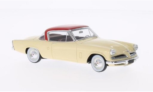 Studebaker Champion 1953 1/43 Spark beige/rood modelauto
