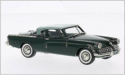 Studebaker Commander Coupe 1/43 Brooklin groen/groen 1954 modelauto