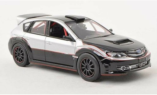 Subaru Impreza STI 1/43 Greenlight zwart/grijs Fast & Furious 2009 modelauto