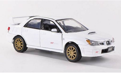 Subaru Impreza STI 1/24 Motormax wit modelauto