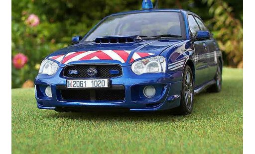 Subaru Impreza Police 1/18 Autoart STI gendarmerie / politie modelauto