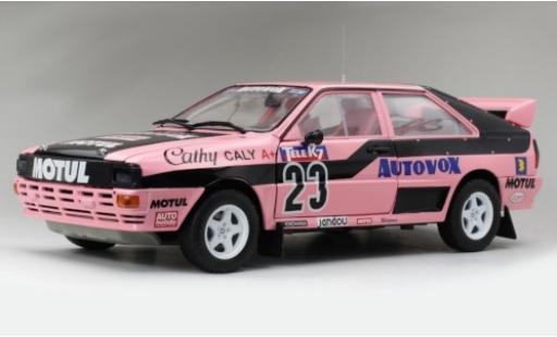 Modelauto Audi Quattro a1 No.23 Autovox Rallycross EM Frankreich 1987 C.Caly 1/18 Sun Star