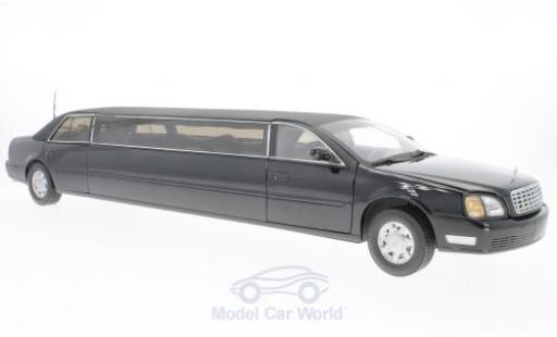 Modelauto Cadillac Deville Limousine Sedan zwart 2004 zonder Vitrine 1/18 Sun Star