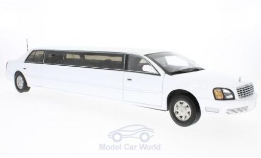 Modelauto Cadillac Deville Limousine Sedan wit 2004 1/18 Sun Star