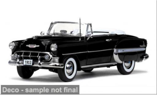 Modelauto Chevrolet Bel Air Convertible OpenCabriolet zwart 1953 1/18 Sun Star