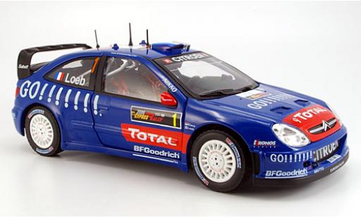 Modelauto Citroen Xsara WRC No.1 Total Rally Zypern 2006 1/18 Sun Star