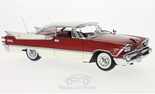 Modelauto Dodge Custom Royal Lancer Coupe Hard Top beige/rood 1959 1/18 Sun Star