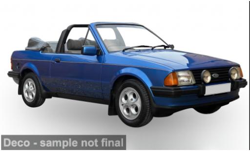 Modelauto Ford Escort XR3i blauw 1984 1/18 Sun Star