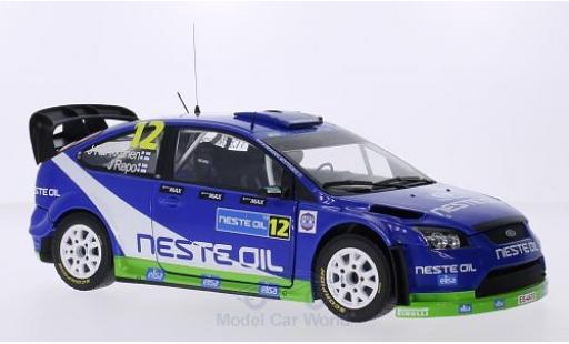 Modelauto Ford Focus RS WRC WRC08 No.12 M-Sport Neste Oil Rally Finnland 2010 J.Kankkunen/J.Repo 1/18 Sun Star