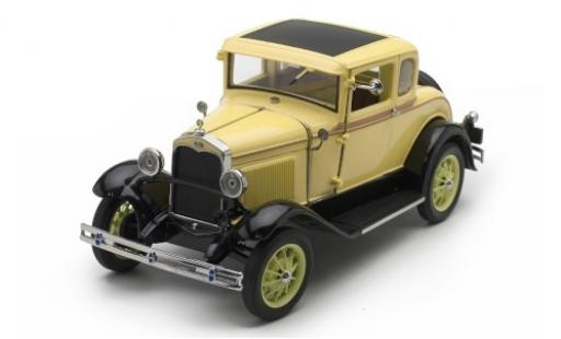 Modelauto Ford Model A Coupe geel 1931 1/18 Sun Star