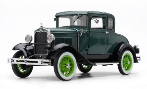 Modelauto Ford Model A Coupe groen/groen 1931 1/18 Sun Star