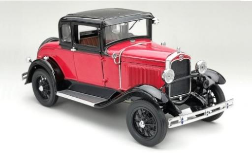 Modelauto Ford Model A Coupe rood/zwart 1931 1/18 Sun Star