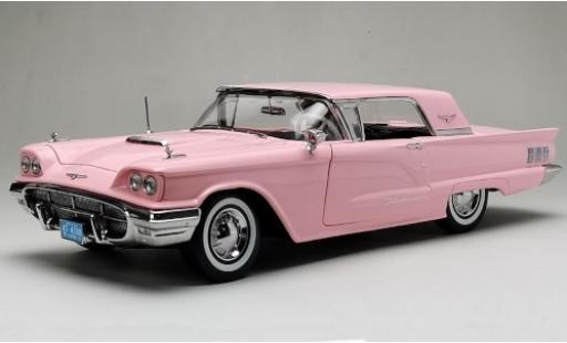Modelauto Ford Thunderbird Squarebird HardTop Coupe roze 1960 1/18 Sun Star