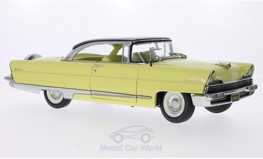 Modelauto Lincoln Premiere Hardtop geel/zwart 1956 1/18 Sun Star