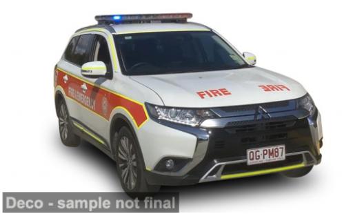Modelauto Mitsubishi Outlander Base 2019 Queensland Fire and Emergency Service 1/43 Sun Star