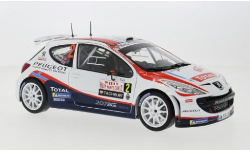 Modelauto Peugeot 207 S2000 No.2 Rally WM Rally Monte Carlo 2011 1/18 Sun Star