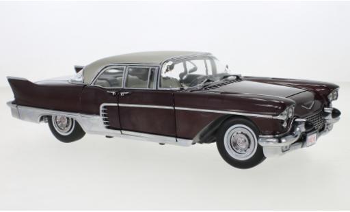 Modelauto Cadillac Eldorado Brougham metallic rood/grijs 1957 1/18 Sun Star