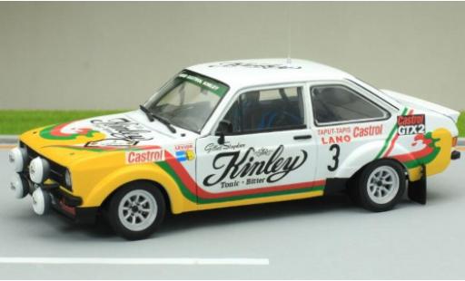 Modelauto Ford Escort RS 1800 MkII RS1800 No.3 Kinley Rally Ypern 1978 1/18 Sun Star