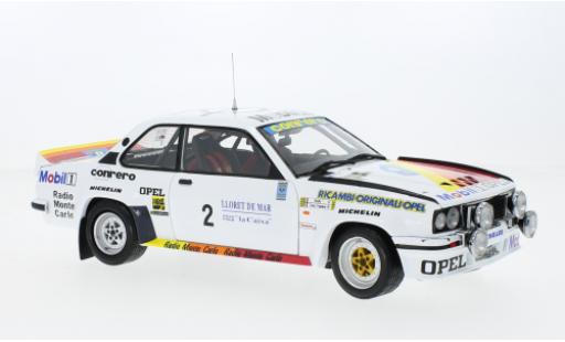Modelauto Opel Ascona B 400 B No.2 Conrero Squadra Corse Rally WM Rally Costa Brava 1982 1/18 Sun Star