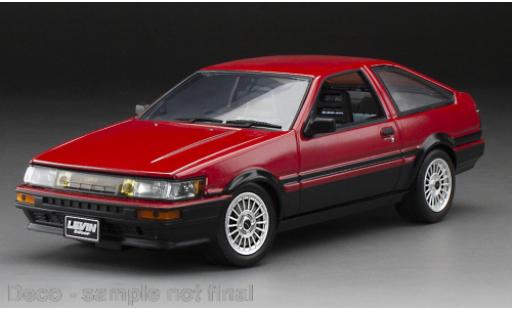 Modelauto Toyota Corolla Levin (AE86) rood/zwart 1985 1/24 Sun Star