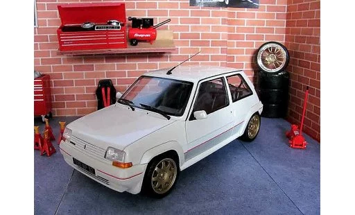 Renault 5 Phase 1 1/18 Norev GT Turbo 1 wit jantes clio williams modelauto