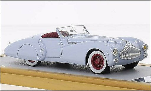 Talbot Lago Saoutchik 1/43 Chromes T150 Roadster blauw RHD 1939 modelauto