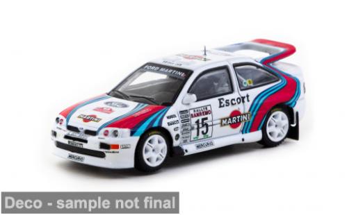 Modelauto Ford Escort WRC RS Cosworth Rally San Remo 1994 #15 1/64 Tarmac Works