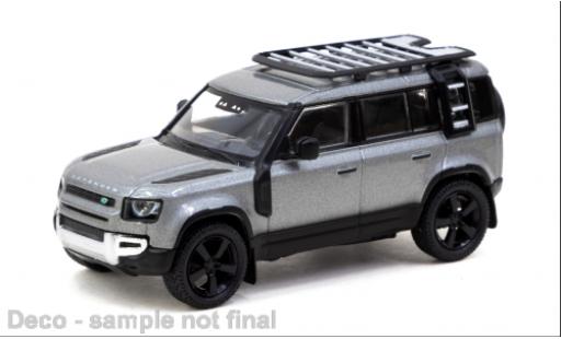 Modelauto Land Rover Defender 110 grijs 1/64 Tarmac Works