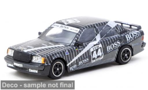 Modelauto Mercedes 190 DTM E 2.3-16V (W201) zwart Boss #44 1/64 Tarmac Works