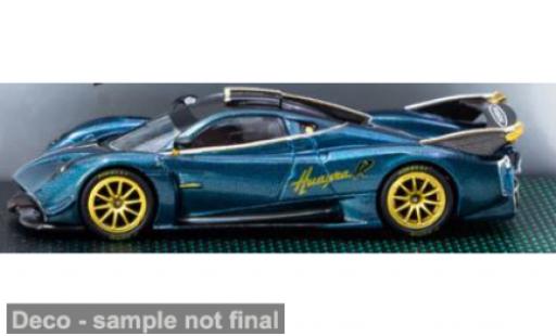 Modelauto Pagani Huayra R turquoise/gold 1/64 Tarmac Works