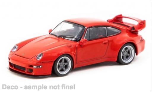Modelauto Porsche 911 Base Gunther Works rood 1/64 Tarmac Works