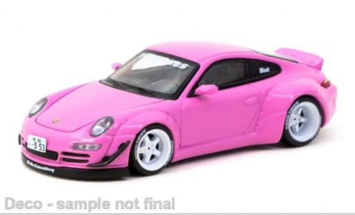 Modelauto Porsche 911 RWB roze 1/64 Tarmac Works